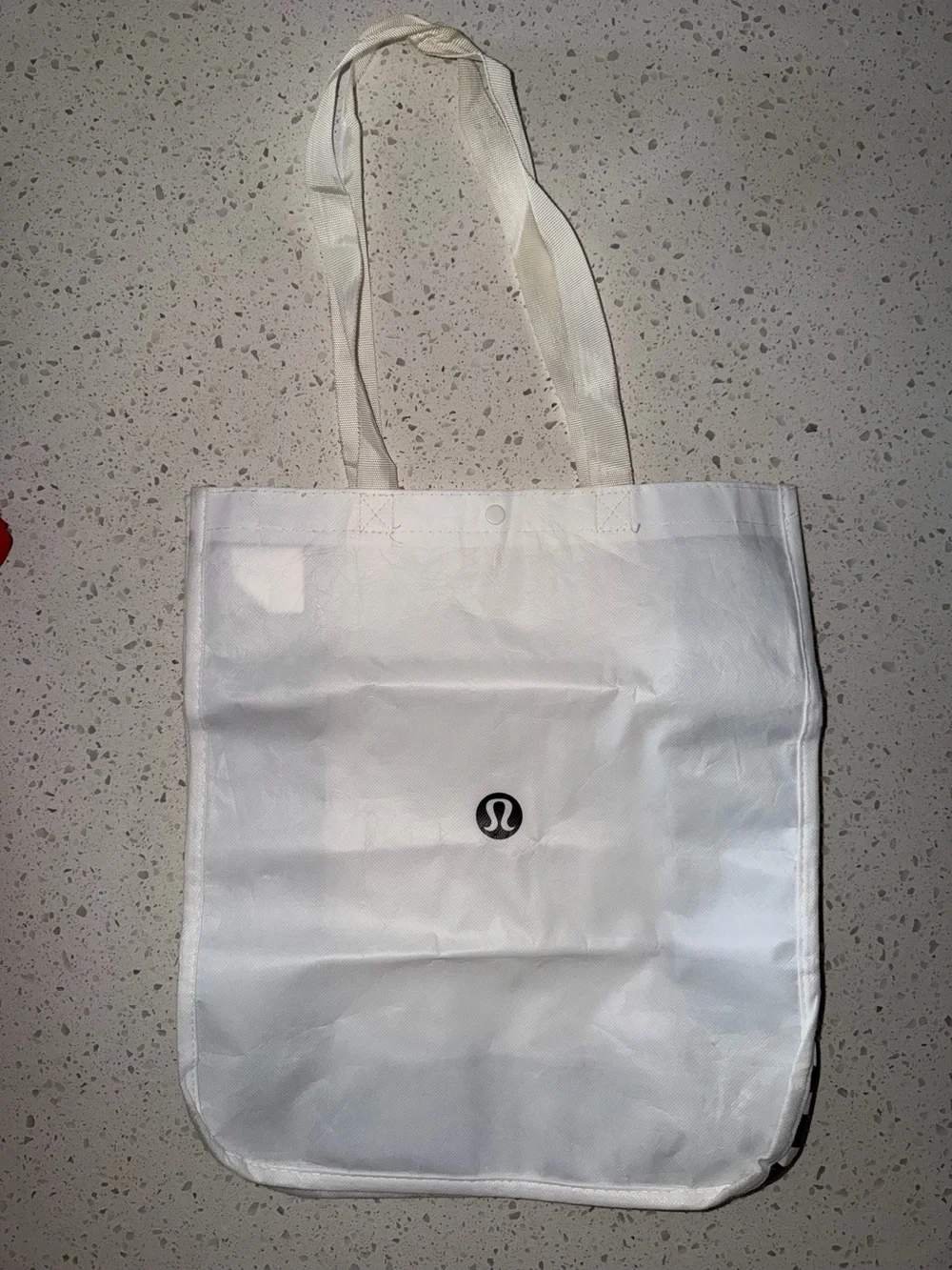 lululemon white tote bag Daily Multi-Pocket *Canvas in Natural/Black, One Si Carry all and carry on  Lululemon Canvas Tote Bag